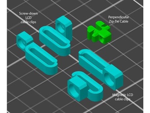 clips de cable recintos prusa oso 3d la impresora accesorios Impresora envolvente i3 mk3 3d print model - Mito3D
