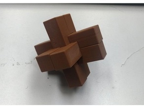 cross-puzzle Rätsel 3d-puzzle 3d print model - Mito3D