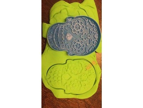 carabela mexicana crânio cortador de cookie a cozinha jantar 3d print model - Mito3D