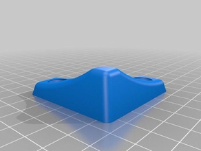 konische Fuß Haushalt Schraube 3d print model - Mito3D