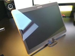 vers27mm supporto per il tablet stylus titolare del pulsante home 3d print model - Mito3D