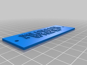 fuck off organization customized 3d print model - Mito3D