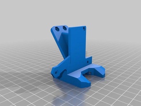 duplo ventoinha urso extrusora 3d a impressora partes 3d print model - Mito3D