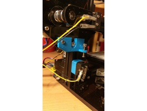 tronxy x1 z-axis endstop fine adjustment 3d printer accessories 3d print model - Mito3D