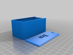 tonelada ronda de la tapa caja los contenedores personalizado 3d print model - Mito3D