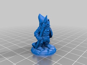 rpg miniature - goblin warrior toy & game accessories d&d monster 3d print model - Mito3D