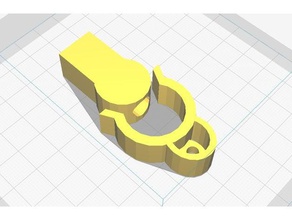 cabnet lock replacement parts 3d print model - Mito3D