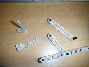 anysize technic puntal de la construcción los juguetes jansen vinculación lego 3d print model - Mito3D