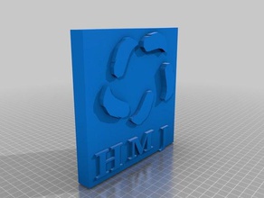 hugo mendoza jim&eacutenez logotipo hmj 3d baskı 3d print model - Mito3D