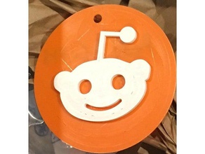 reddit logotipo decoración adorno redditcom redditgifts 3d print model - Mito3D