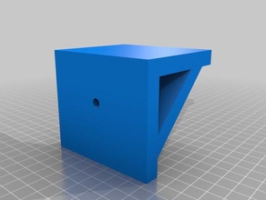 my customized shelf bracket 60x65x80 household 3d print model - Mito3D