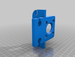 hypercube motormount adjustable 3d printer parts evo evolution mount 3d print model - Mito3D