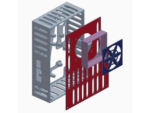 anet a8-Elektronik Fall-Teil 2 3 d Drucker Teile raspberry pi case 3d print model - Mito3D