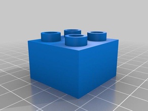 özelleştirilmiş Çift ya da tuğla generatorcustomizer benim inşaat oyuncaklar 3d print model - Mito3D