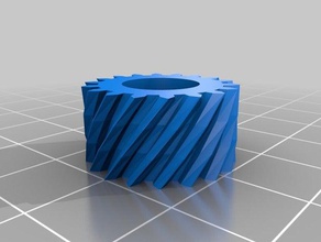 18 diş hel cog parçalar özelleştirilmiş 3d print model - Mito3D