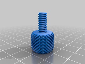 my customized camera screw thumb dyne&rsquos wanhao mount parts 3d print model - Mito3D