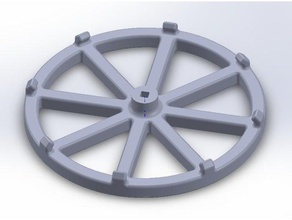 rubber band intake wheel robotics 3d print model - Mito3D