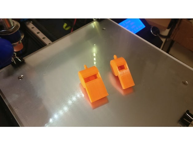 düdük trillerpfeife spor açık havada iş ortamına uygun olmayan openscad 3D print model - Mito3D