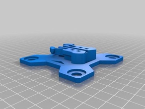 drone cardan gopro chestmount adaptateur sport à l'extérieur montage 3d print model - Mito3D