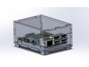 mini kutusu raspberry pi 3 recalbox onayladı video oyunlar 3dp 3d baskı lasercut pı3 durumda retrogaming oyun 3d print model - Mito3D