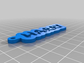 tina keychains customized 3d print model - Mito3D