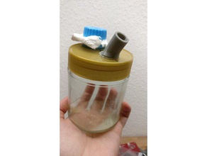 airbrush cleaning pot other cleaner 3d print model - Mito3D