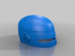 robocop helmet props movie robot robotics 3d print model - Mito3D