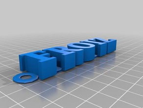 key chain froiz keychains 3d print model - Mito3D