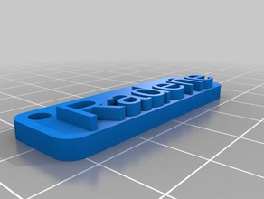 chato radene nome sinais logotipos personalizado 3d print model - Mito3D