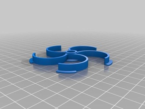 meu elástico personalizado de spool hub 3d a impressora acessórios 3d print model - Mito3D