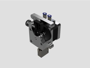 e3d titan aqua hotendextruder printer extruders hotend v6 extruder water cooling 3d print model - Mito3D