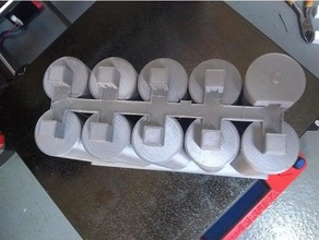n-escala de los silos harina hobby 3d print model - Mito3D