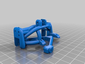 wpl servo mounted axle truss hd version 3d printing 3d print model - Mito3D