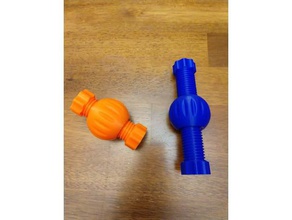 screwball toy extended mechanical toys 3d print model - Mito3D
