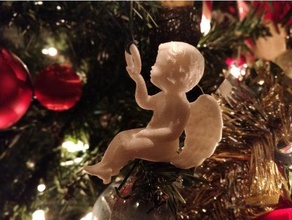 querubim ornamento esculturas natal decoração de enfeite nsfw 3d print model - Mito3D