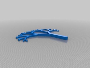 récursif de l'arbre 3d l'impression 3d print model - Mito3D