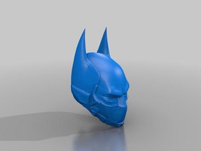 batman beyond helmet cut up costume 3d printing 3d print model - Mito3D