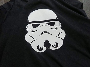 shirt stormtrooper fashion stencil tshirt 3d print model - Mito3D