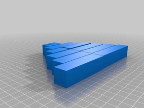 pirâmide populacional 3d impressão 3d print model - Mito3D