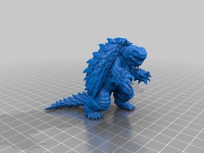 como gamera hobby el gigante godzilla kaiju monster monsterpocalypse tortuga 3d print model - Mito3D