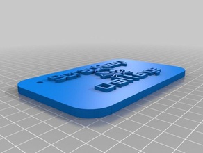 chatarra reto signos logotipos personalizado 3d print model - Mito3D