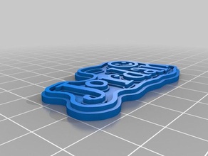 jordan smiley Zeichen logos angepasst 3d print model - Mito3D