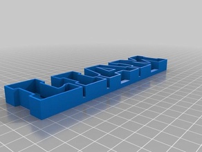liam segno sculture personalizzato 3d print model - Mito3D