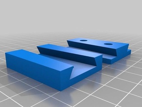 laser halter keilbefestigung replacement parts 3d print model - Mito3D