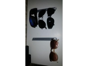 universal sunglasses holder organization 3d print model - Mito3D
