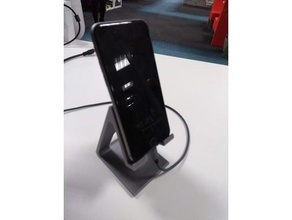 tall phone stand mobile 3d print model - Mito3D
