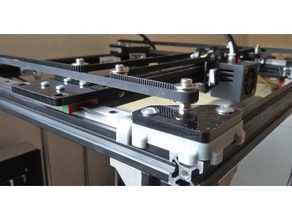 creality ender-4 linear raills y-axis upgrade 3d printer parts ender 4 3d print model - Mito3D