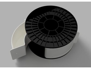 organizzatore filamento bobine fdplast organizzazione 3d print model - Mito3D