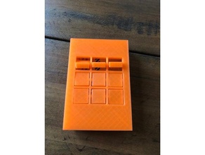 tic-tac-toe Geschenk-box - Spielzeug Spiele Weihnachten tictactoe Suche nach Wort 3d print model - Mito3D