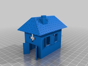 house5 gli edifici strutture 3d print model - Mito3D
